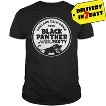 1966 Черная пантера, все силы для людей, вечерние Забавные Рубашки, крутая Повседневная футболка, Мужская модная футболка унисекс