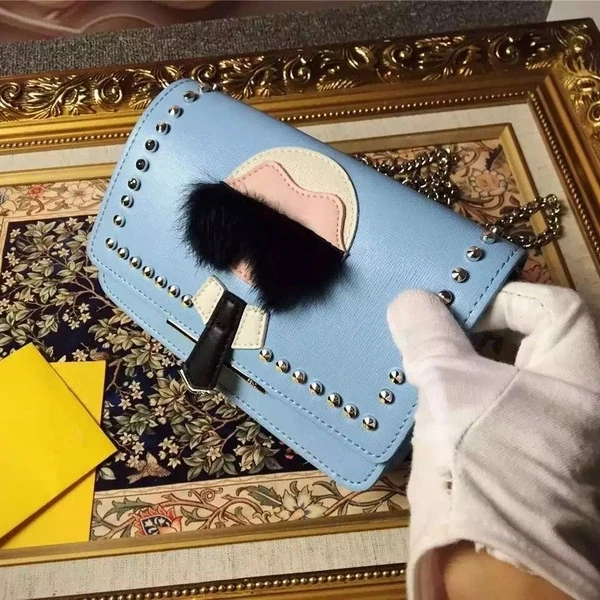 

2016 Women Mini rivets Bags Real Genuine Leather Brand Shoulder bag