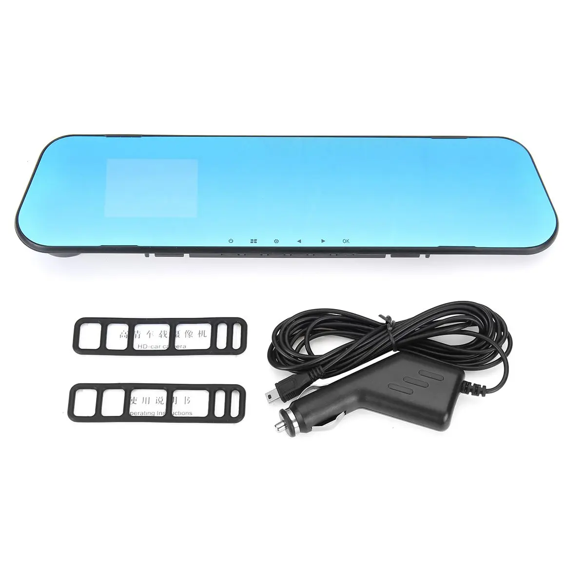  DVR Dash Kamera Dash Cam Auto DVR Spiegel Dual Linse Rückansicht Kamera Rück Dashcam Auto Recorder 