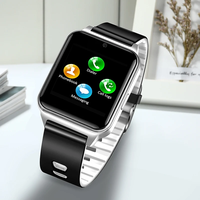 

BANGWEI Men Smart Watch IP67Waterproof Sport Pedometer Clock LED Large Screen Digital Watch Touch Screen Support TF SIM Card+Box