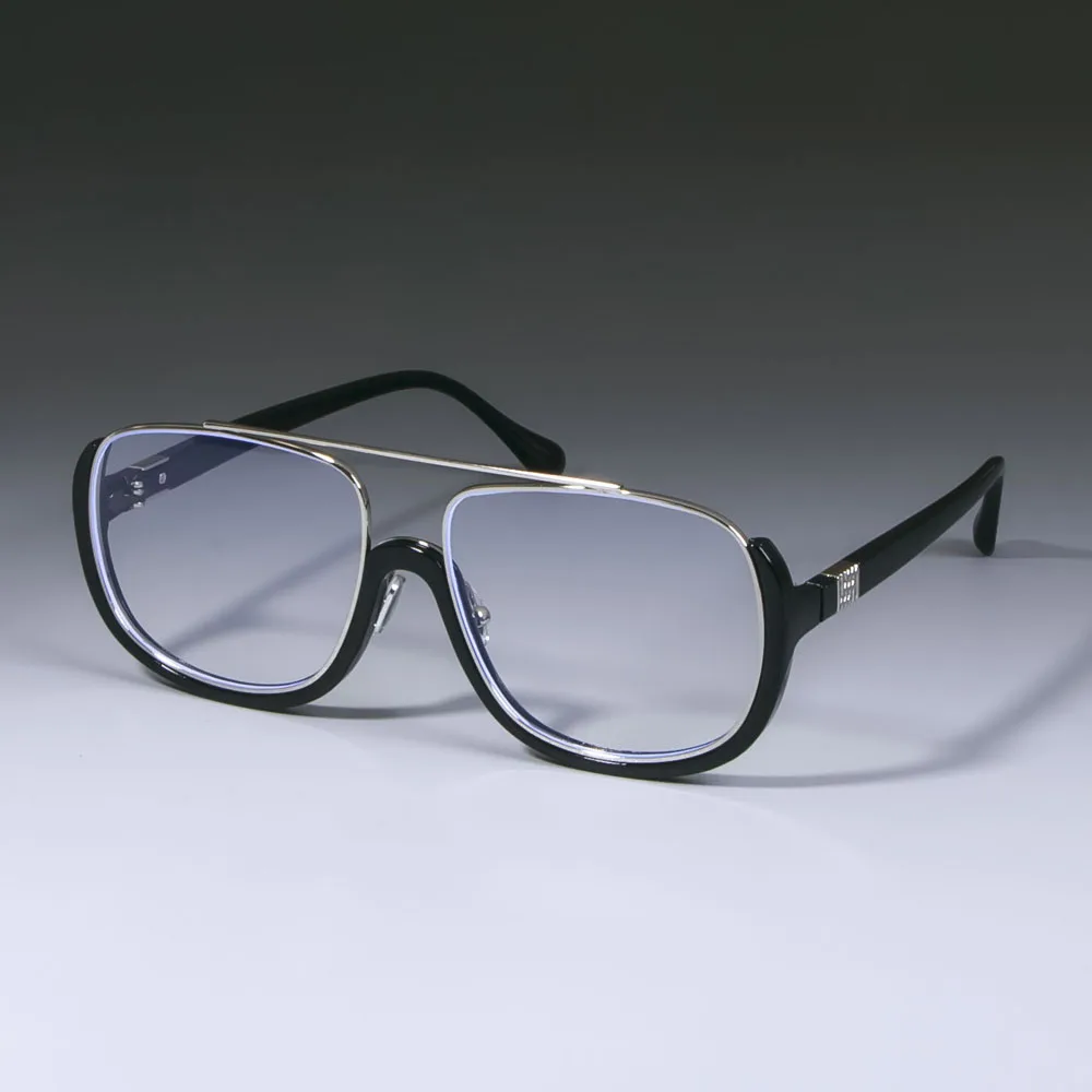 

Half Frame Square Glasses Frames Men Women Optical Fashion Computer Glasses 49020
