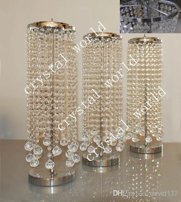Распродажа оптом элегантные хрустальные настольные люстры для украшения свадьбы