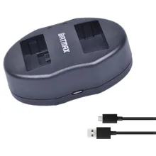 1Pc LP-E8 LP E8 LPE8 Dual USB Battery Charger for Canon EOS 550D 600D 650D 700D kiss X4 X5 X6i X7i Rebel T2i