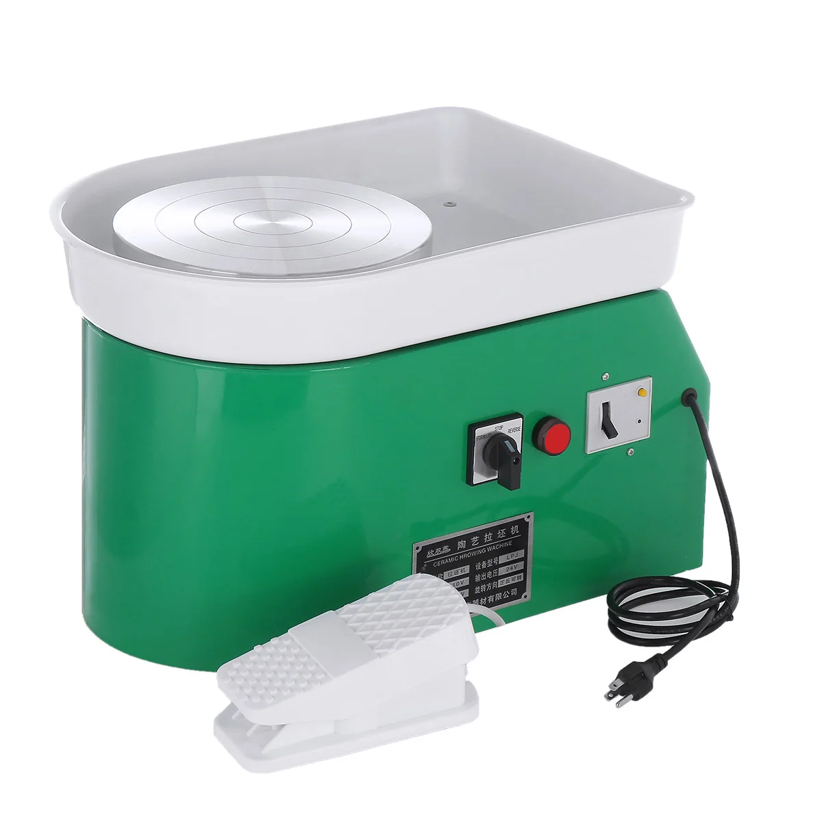 US 110V 250W Turning Electric Pottery Wheel Ceramic Machine Ceramic Clay Potter Kit For Ceramic Work Ceramics