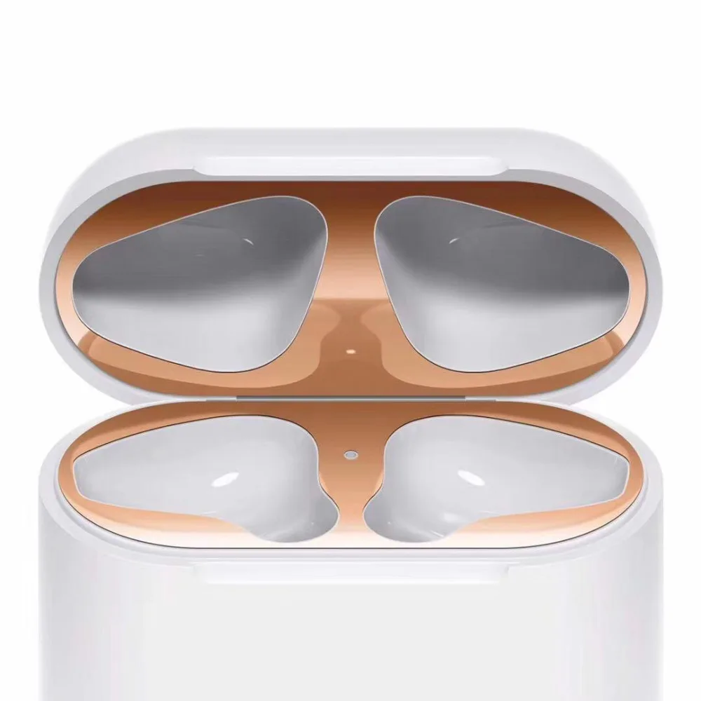 Metal Dust Guard Protective Sticker for Apple AirPods Case Accessory Protecting from Iron Shavings | Электроника