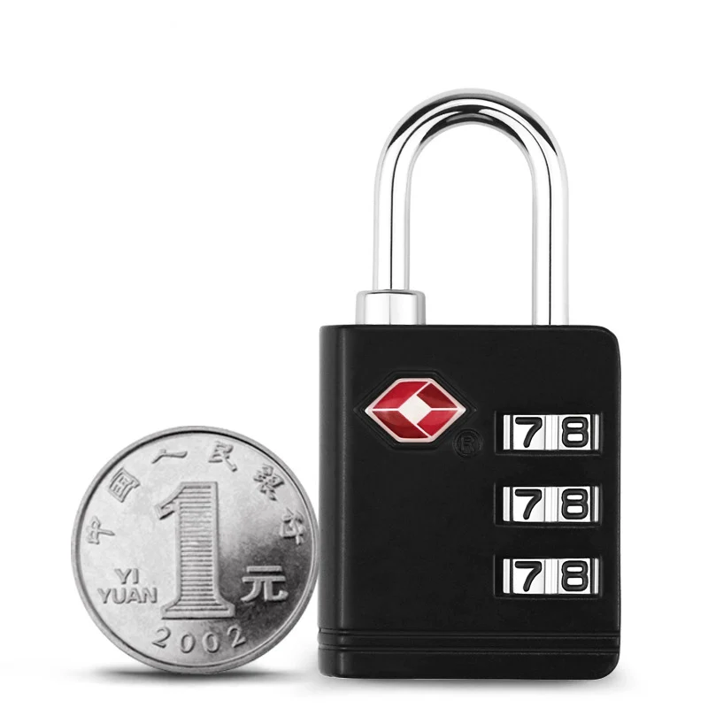 TSA JULY'S SONG 3 Digit Code Combination Zinc Alloy Padlock Mini Safe Resettable Travel Luggage Suitcase Code Locks TSA JULY'S SONG 3 Digit Code Combination Zinc Alloy Padlock Mini Safe Resettable Travel Luggage Suitcase Code Locks