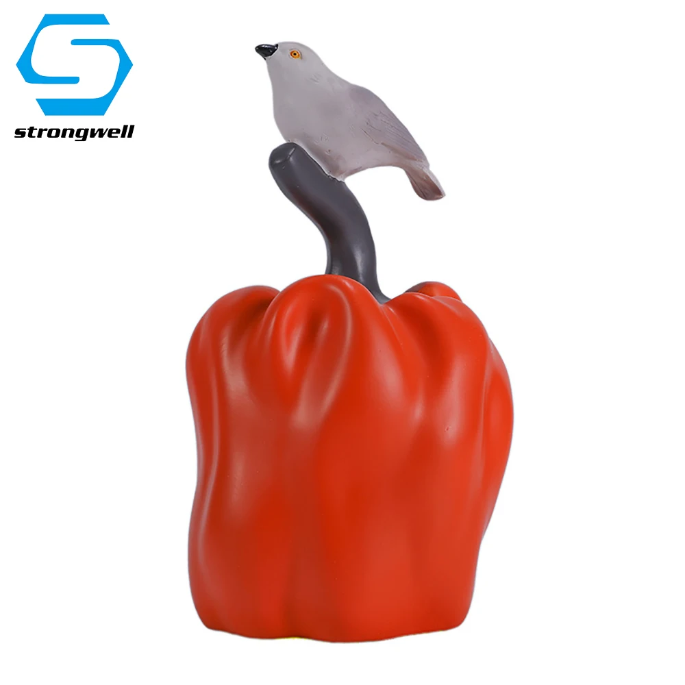 

Nordic Simulation Bird Chili Miniatures Figurines Resin Crafts Model Desktop Home Decoration Accessories Borthday Gift Kids Toy