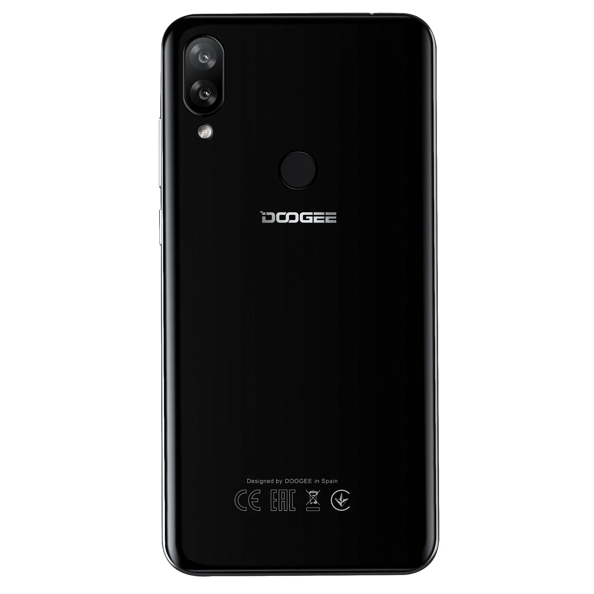 DOOGEE N10 мобильный телефон 16,0 Мп фронтальная камера 3360 мАч Android 8,1 4G LTE Восьмиядерный 3 ГБ ОЗУ 32 Гб ПЗУ 5,84 дюймов FHD+ 19:9 дисплей OTG - Цвет: Obsidian Black