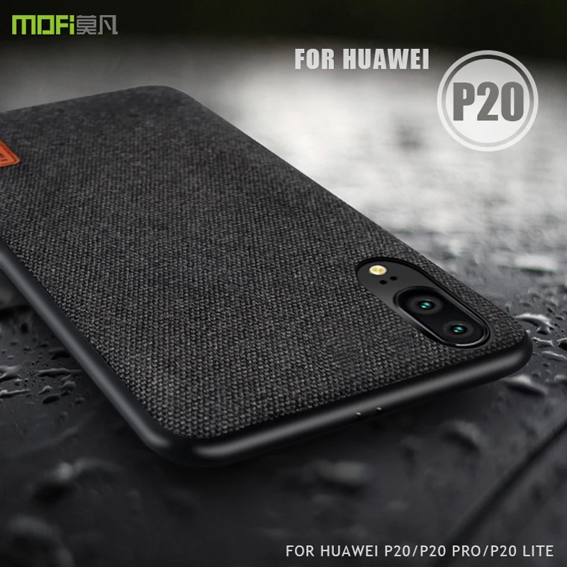 Для huawei p20 pro Чехол чехол MOFI P20 lite тканевый для задняя крышка plus Мягкий силиконовый