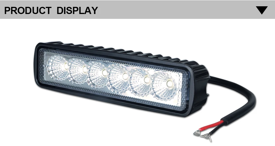 AcooSun 18W Led Working Light 1880LM Auto Truck Offroad Driving Lights DC12V 24V Car Flood Work Lamps IP67 Led Fog Lamp Off Road (9)