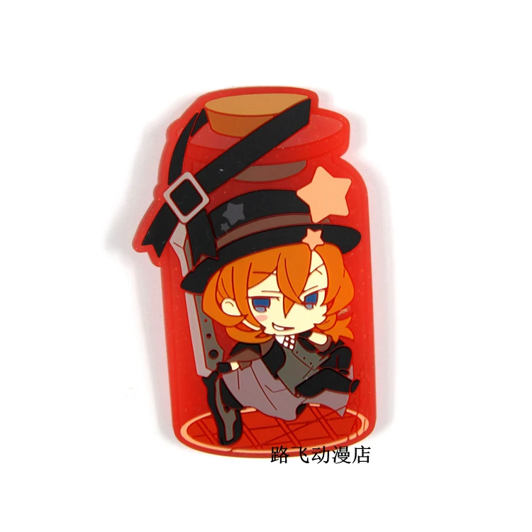 Фигурка аниме бродячие псы Bungo модель Edogawa Ranpo nakaхара Chuuya магнитная резиновая