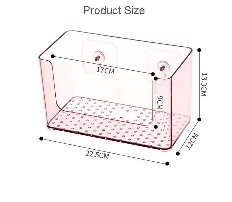Органайзер для макияжа настенное крепление косметический контейнер для хранения, для ванной косметический шампунь держатель для хранения коробка кухонная приправа полка для хранения