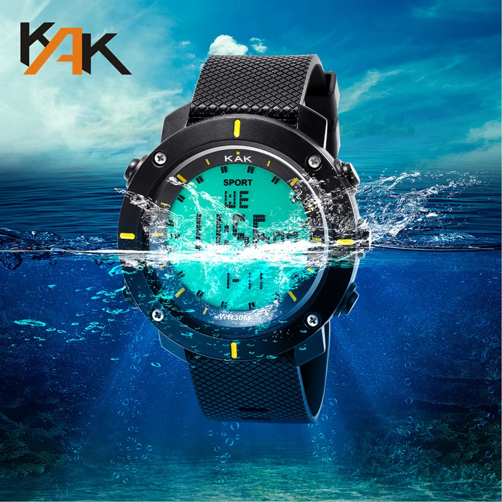 

Top Luxury Brand Electronic Wrist Watches Men Sports Casual Male Clock Man 30M Waterproof Digital Watch Men Watches Relogio