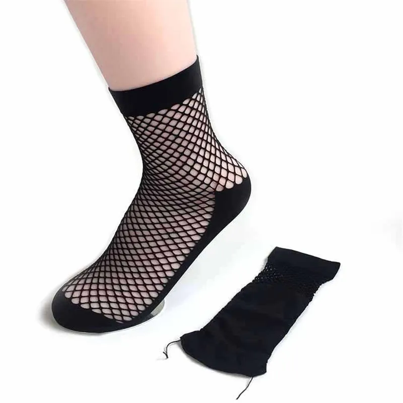 Чаочжу черные ажурные отверстия летние носки 2 пар/компл. Продвижение сексуальная Чистая stoklama отверстия подошва и не требующие отверстия в ухе, подошва выбрать Для женщин носки - Цвет: Черный
