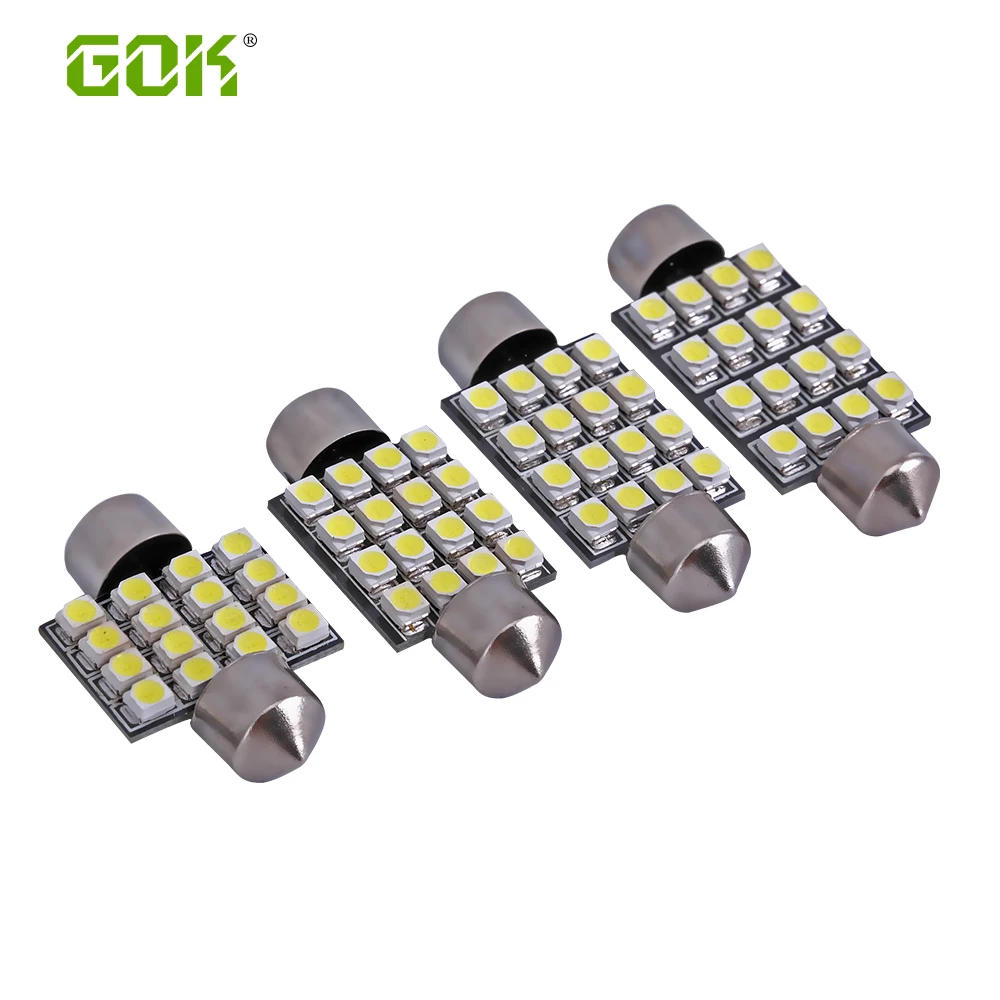 Светодиодная гирлянда 31 мм 36 39 41 16SMD 3528 1210 smd C5W светодиодная белая автомобильная