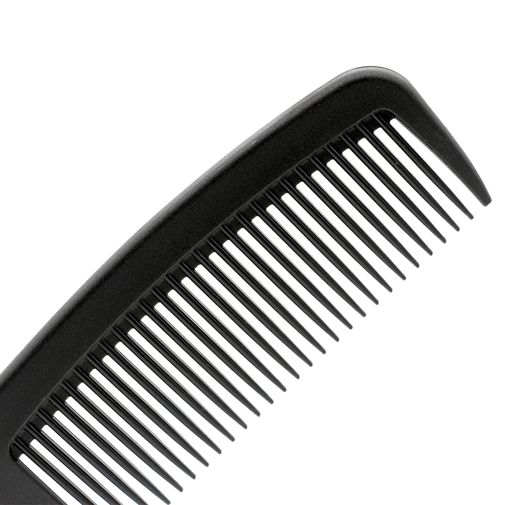 CestoMen сильная Антистатическая углеродная расческа для волос с широкими зубами и длинными волосами комбинированная термостойкая парикмахерская расческа для салонных инструментов