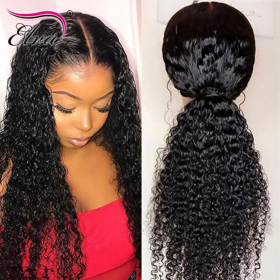 360 Lace Frontal font b Wig b font Glueless Curly Virgin font b Human b font