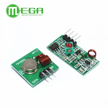 

RF wireless receiver module & transmitter module board for arduino super regeneration 315/433MHZ DC5V (ASK /OOK)