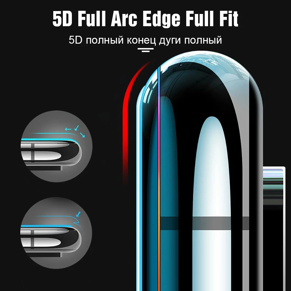 TOMKAS Gehärtetem Glas Für iPhone Xs Max Screen Protector 5D Gebogene rand Für iPhone XS XR X 6 6S