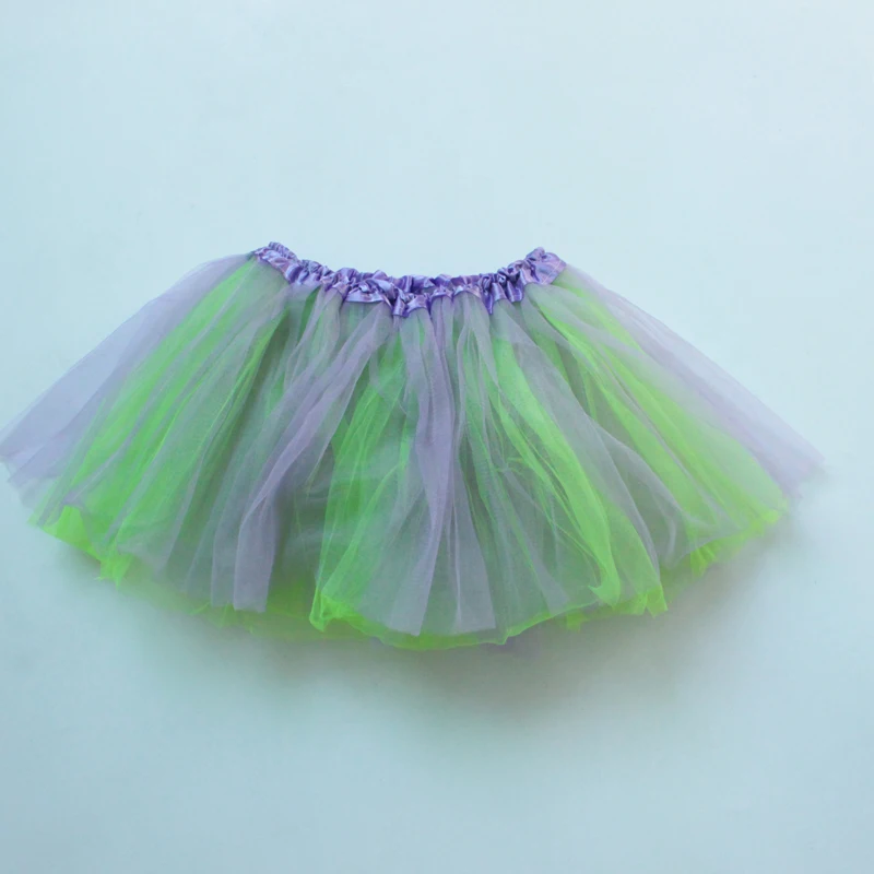 

Girls purple green Tutu Skirt Tulle Skirt Children Baby Tutus Dancing Pettiskirt Dancewear Princess Ballet Skirt