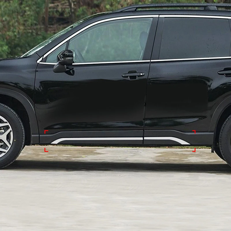 Loyalty-for-Subaru-Forester-2019-Door-Body-Side-Cover-Molding-Trim-Decoration-ABS-Chrome-Car-Styling