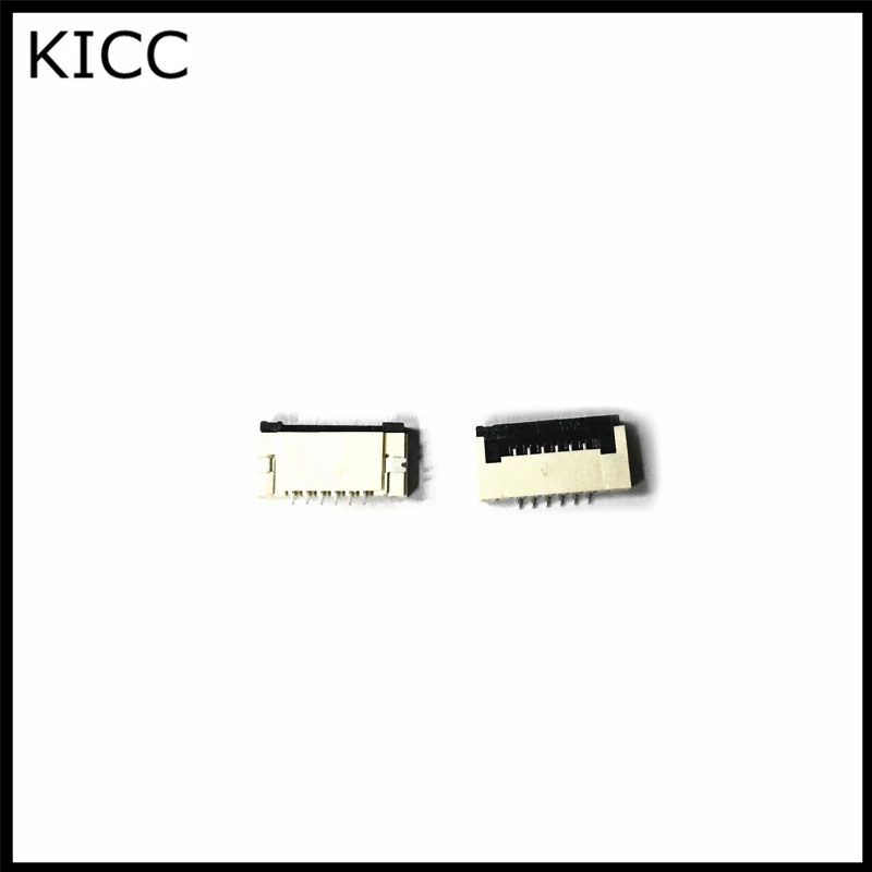 

10Pcs FPC FFC Connector cable socket 1.0MM 6Pin Clamshell Bottom Contact Type