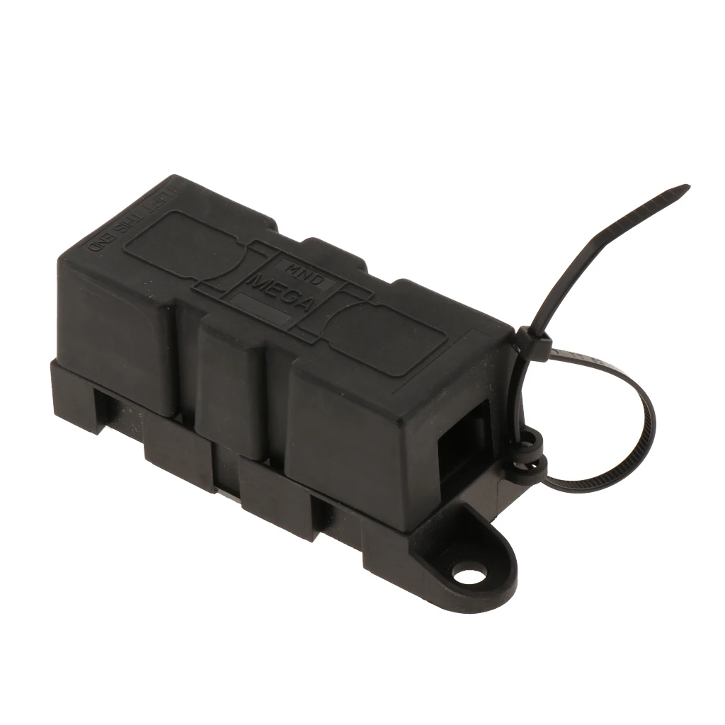 2019 New MEGA Fuse Holder DC 125V 300A For Battery & Alternator Connection Fit Truck Boat RV Motorhome Yacht Car Golf Etc 68.6mm