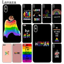 Lavaza LGBTQ сердце LGBT love is loveжесткий чехол для телефона для iPhone XR X XS 11 Pro Max 10 7 8 6 6S 5 5S SE 4S 4