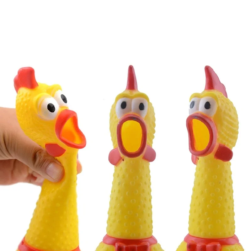 Screaming chicken noise toy animal toy sounding creative toyin Dog