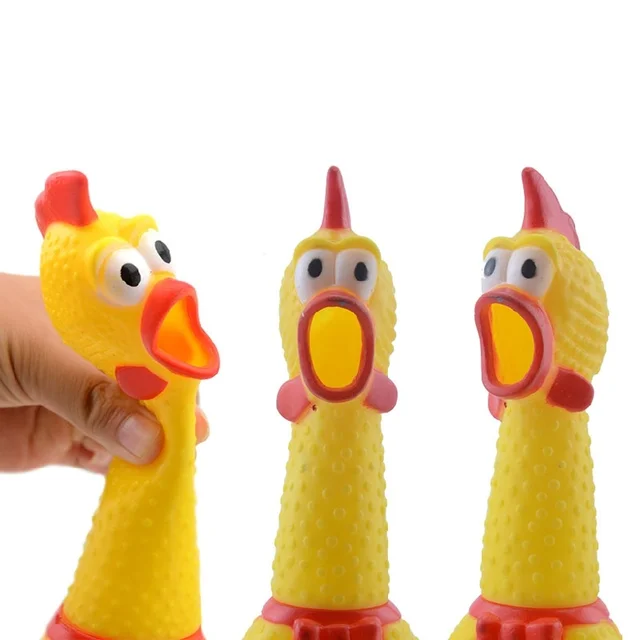 Screaming chicken noise toy animal toy sounding creative toyin Dog