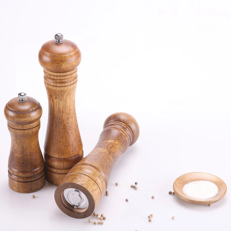 Manual Wooden Kitchen Pepper Grinder 7