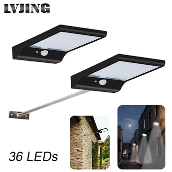 

36 leds Solar Light PIR Motion Sensor Solar Powered Three Modes Street Lamps Lights For Garden Wall Outdoor Lighting Waterproof