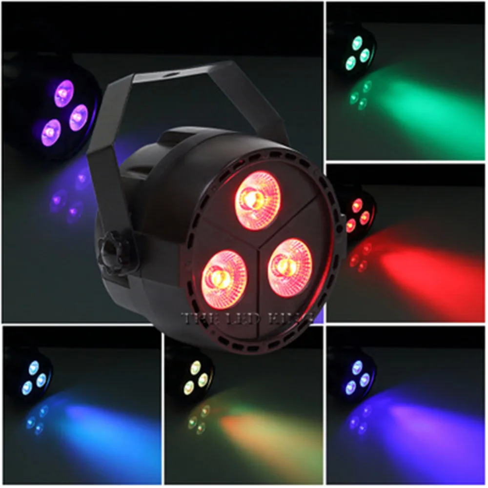 

Fast shipping 24w Wireless Remote led Par lights RGB UV 4in1 flat par led dmx512 disco lights professional stage dj equipment