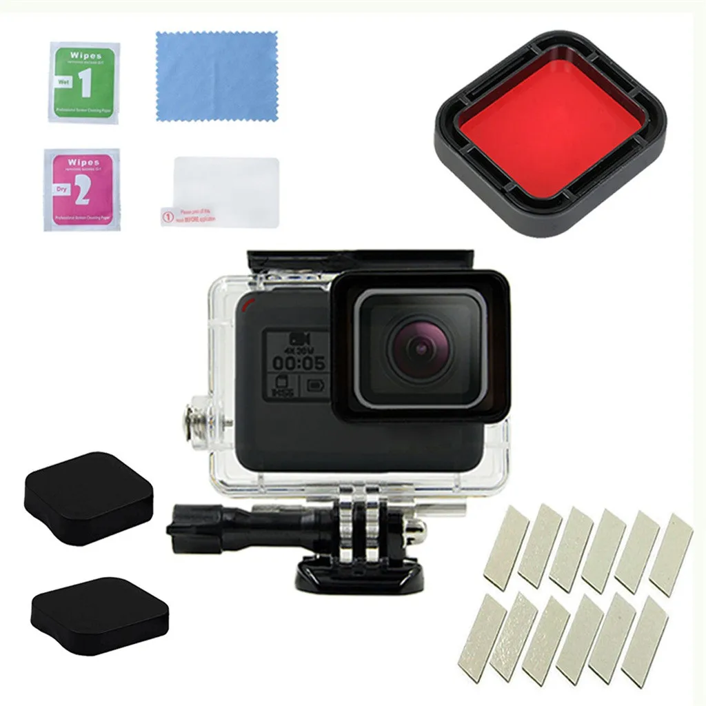 Для GoPro Hero7 черный/6/5 водонепроницаемый чехол для дайвинга защитный корпус 45 м