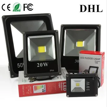 

LED Floodlights AC85-265V 10W 20W 30W 50W LED Flood Light Lamp Warm/Cold white Outdoor Waterproof LED Floodlight Street Light