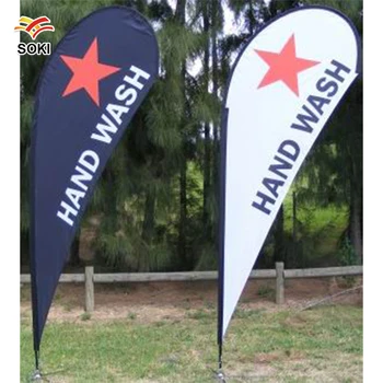

2.8m Custom Single-Sided beach Flags Banner Feather Flags