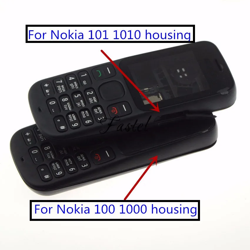 Для Nokia 100 1000 полный корпус телефона чехол+ английская или Русская или арабская клавиатура