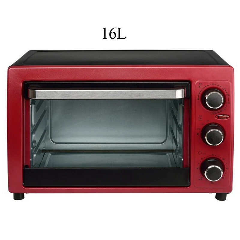 

VOSOCO Electric oven degree Mini Bread oven single layer electric toaster oven 16L 1300W make cake coal-scuttle Pizza roaster