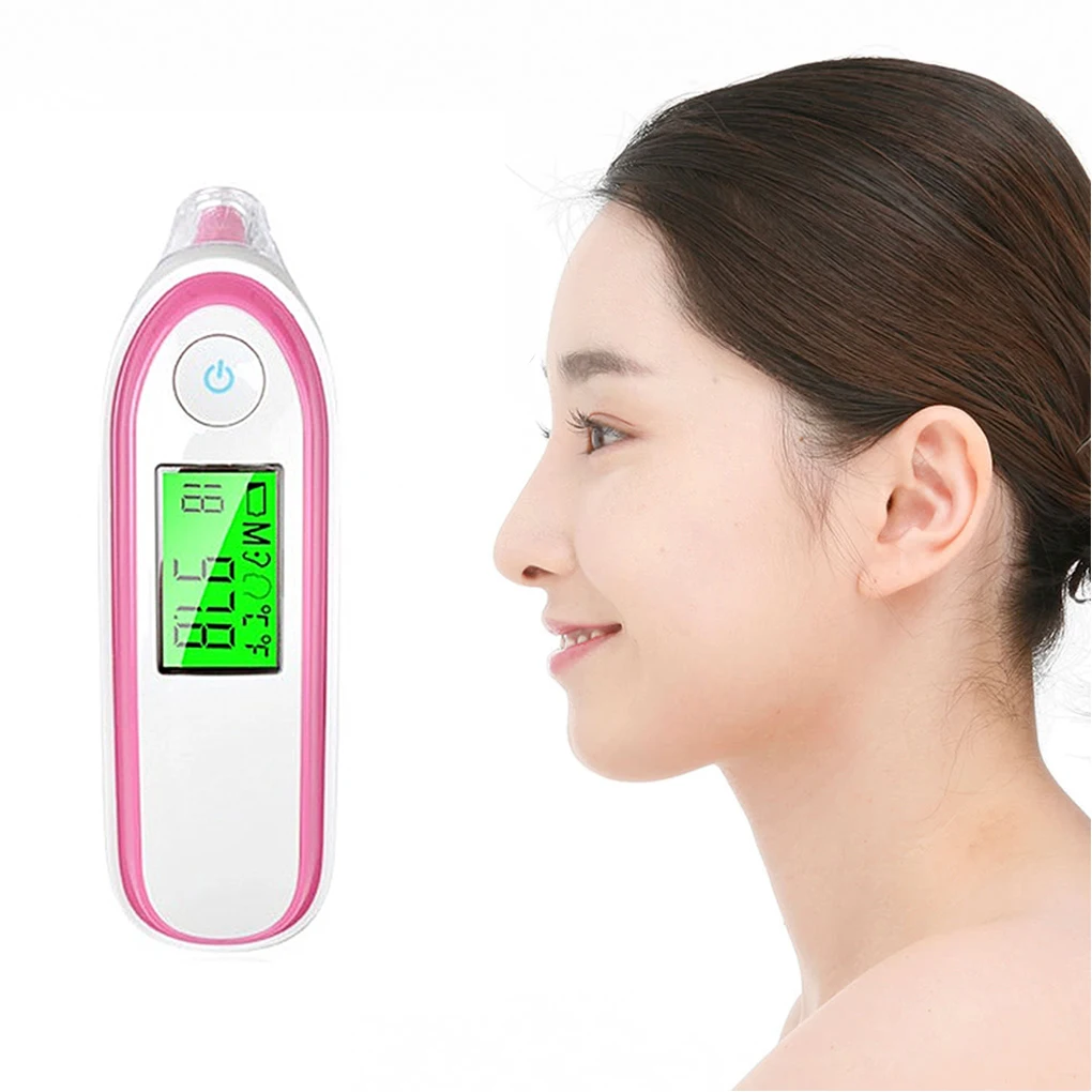 

LCD Digital Thermometer Infrared Forehead Ear Temperature Meter Baby Adult Body IR Termometer
