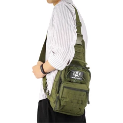 Тактическая Сумка-слинг для варваров, военные сумки на плечо, ранец, рюкзак для отдыха на природе, кемпинга, походов, спорта - Цвет: Army Green