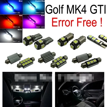 

14 X Error free VW GOLF 4 MK4 Jetta GTI LED Interior Map dome light Kit package (1999-2005)