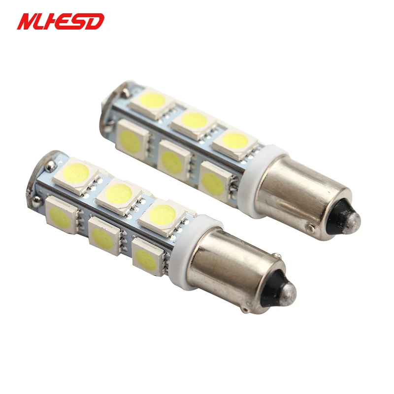 100 шт. 13 Smd Ba9s 5050 13smd белый Автомобильный светодиодный Габаритные фары авто
