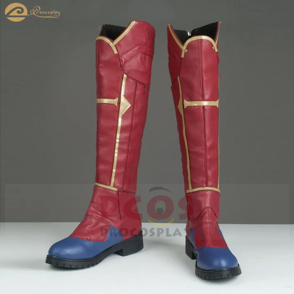 

ProCosplay Captain Marvel : Ms. Marvel Carol Danvers Cosplay shoes Ms. Marvel cosplay new boots mp004141