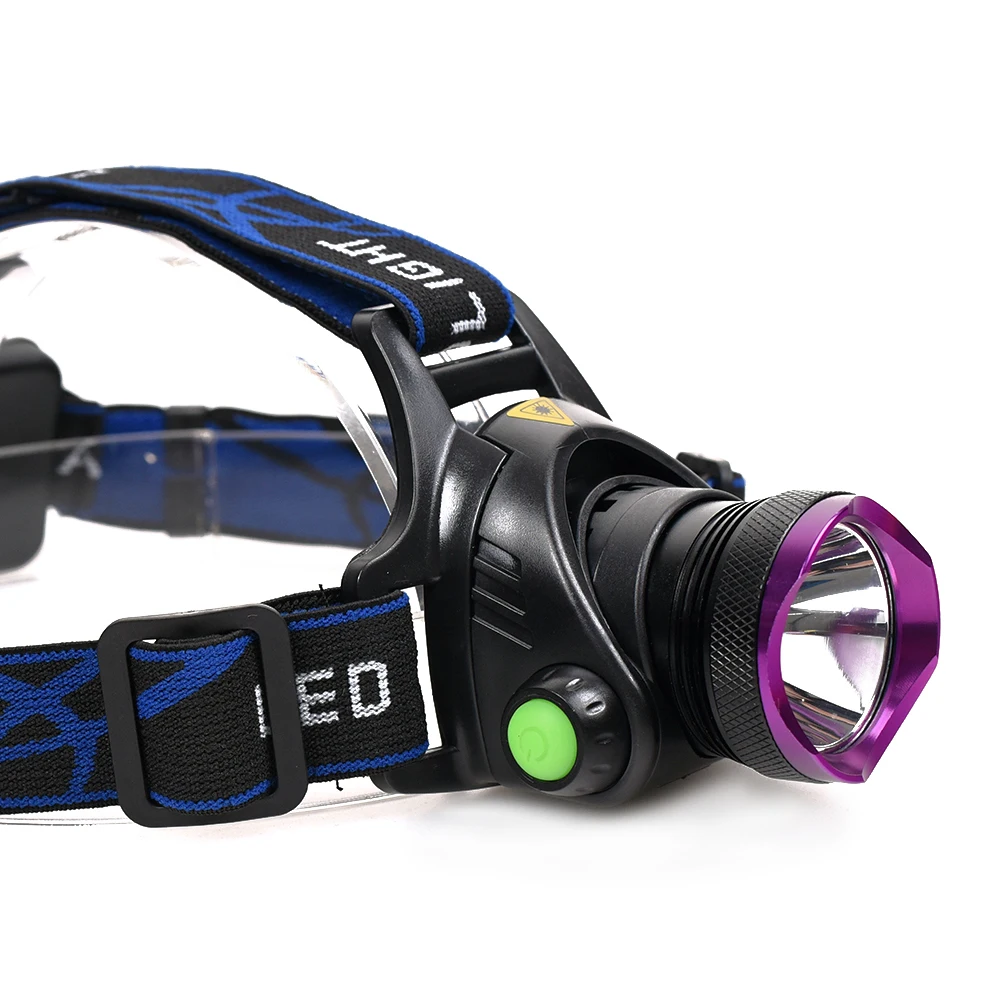 2000LM T6 Diving head lamp Waterproof Headlight Led Lighting led Headlamp flashlight light Torch + 26000mAh 18650 + US charger (5)