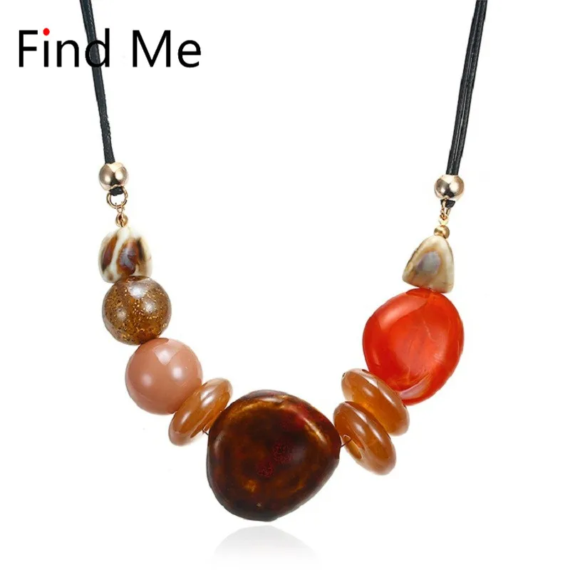 Find Me 2019 новый модный ошейник с бусинами на цепочке ожерелье чокер Подвески