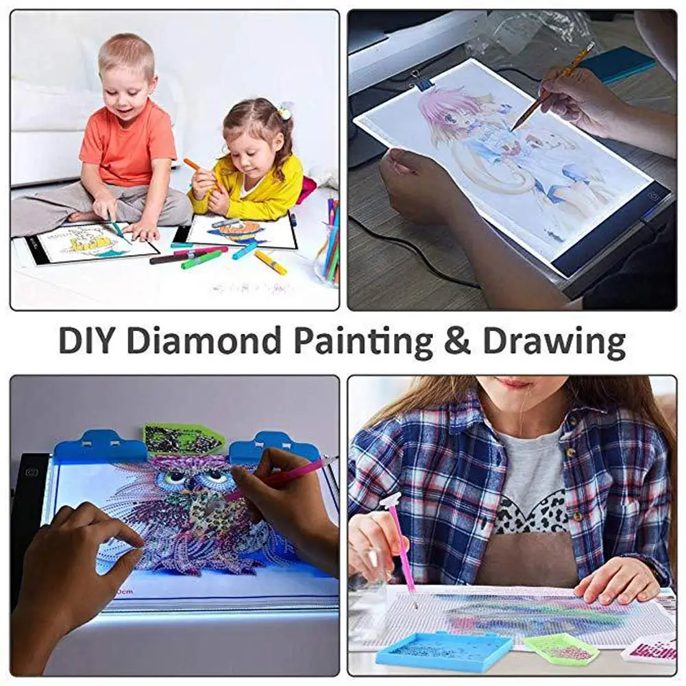 

DIY LED Light Board Dimmable Light Stand Clips Mesh Bag Painting Tools for Painting Sketching TT-best