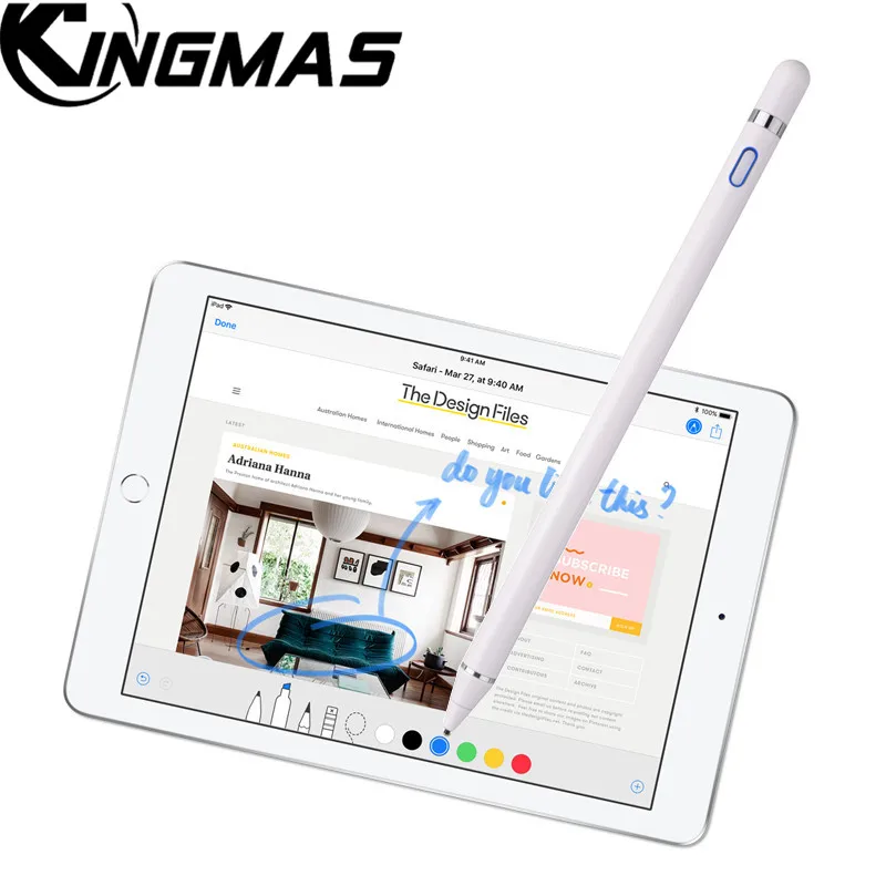 Active Capacitive Pen Touch Screen Drawing Stylus Pens High Quality Pencil for ipad iPhone