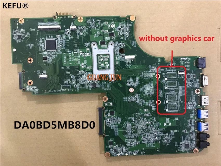 KEFU DA0BD5MB8D0 A000243940 Laptop Motherboard For Toshiba