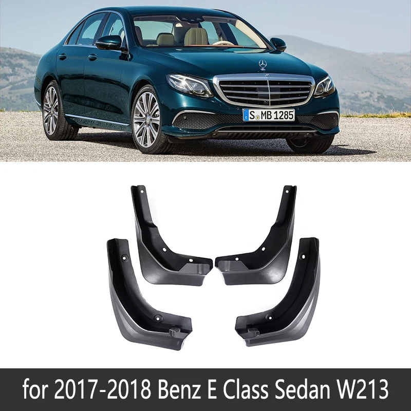 Автомобильный брызговик для Mercedes Benz e-класс E Class W213 крыло брызговики Всплеск клапаном аксессуары для брызговиков - Название цвета: Fit Sedan