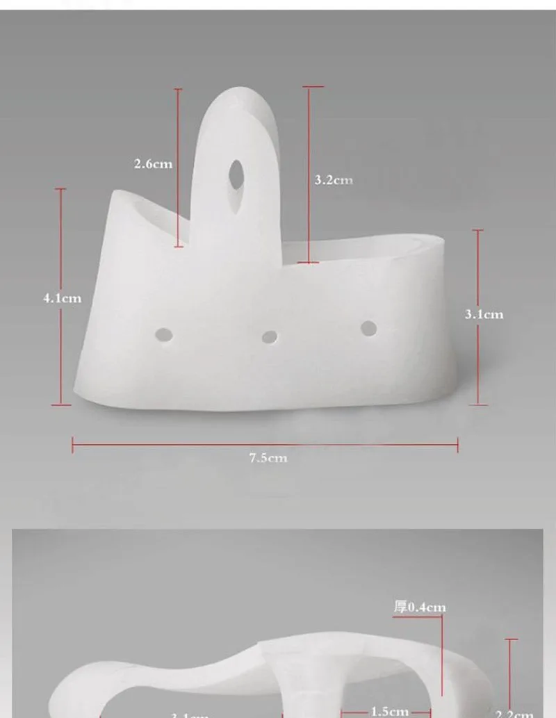Protector Feet Care Hallux Valgus Toes Separator Toe Gel Separators Stretchers Bunion Protector Straightener Corrector Alignment (10)